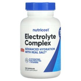 Nutricost Electrolyte Complex (Advanced Hydration with Real Salt¬Æ) 120 Capsules