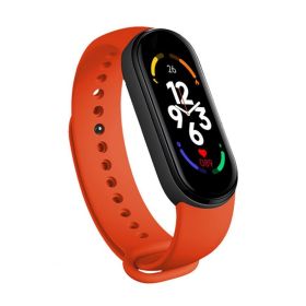 M7 Smart Watch Bluetooth Step Counting Sports Smart Bracelet Fitness Tracker Heart Rate Blood Pressure Sleep Monitor Smartwatch (Ships From: Italy, Color: Red)