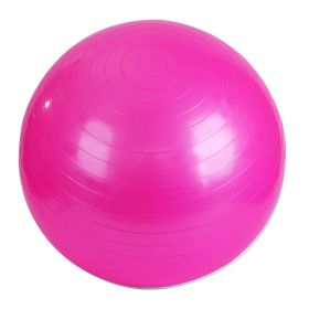 PVC Fitness Balls Yoga Ball; Thick Explosion-proof Exercise Balance Ball For Home Gym Pilates 17.72inch/21.65inch/25.59inch/29.53inch/33.46inch (Color: Pink, size: 75cm/29.5in)