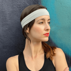 The Runner Sport and Fitness Sweat-Wicking Headband (Color: Grey)