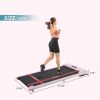 2 in 1 Under Desk Electric Treadmill 2.5HP;  with Bluetooth APP and speaker;  Remote Control;  Display;  Walking Jogging Running Machine Fitness Equip